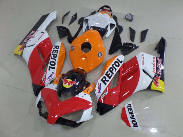 2004-2005 Orange White Red Glossy Black Repsol RedBull HRC Honda CBR1000RR Motorcycle Fairings