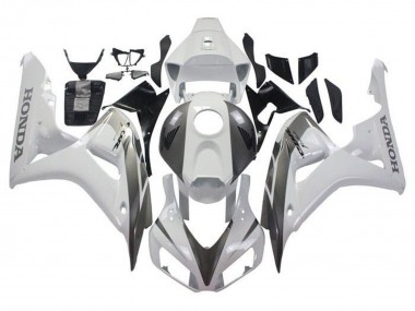 2006-2007 White Grey Honda CBR1000RR Motorcycle Fairings