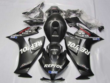 2012-2016 Matte Black White Repsol Honda CBR1000RR Motorcycle Fairings