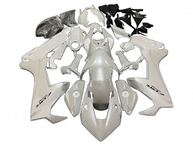 2017-2023 Pearl White Honda CBR1000RR Motorcycle Fairings