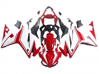 2016-2018 White Red Honda CBR500R Motorcycle Fairings