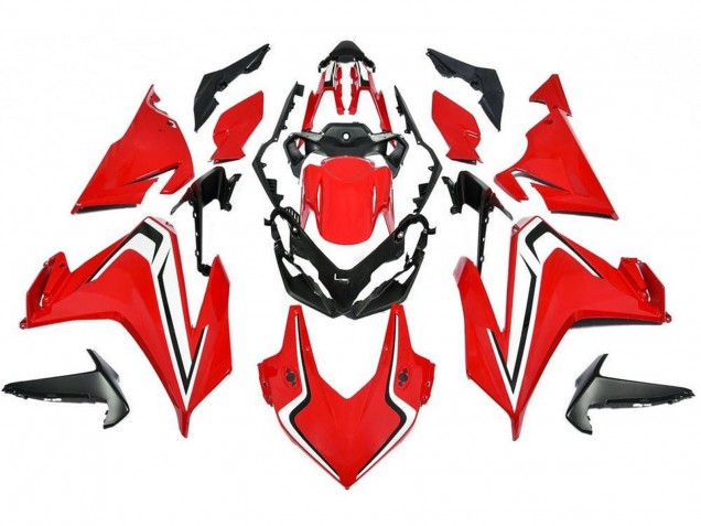 2019-2021 Red White Black Honda CBR500R Motorcycle Fairing Kits
