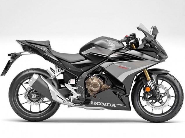 2019-2021 Silver Matte Black Honda CBR500R Motorcycle Fairings