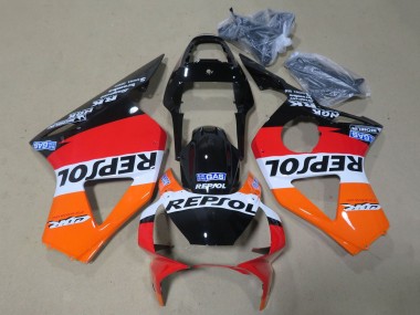 2002-2003 Orange White Red Glossy Black Repsol Honda CBR900RR 954 Motorcycle Fairing