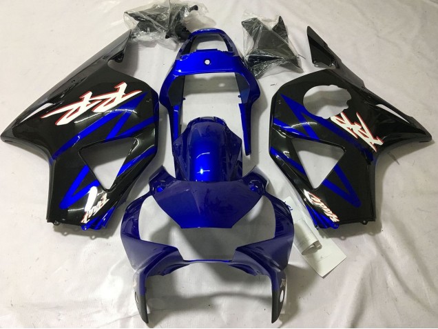 2002-2003 Blue Glossy Black Honda CBR900RR 954 Motorcycle Fairings