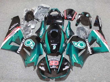 2013-2023 Teal Blue Glossy Black Petronas 20 Honda CBR600RR Motorcycle Fairings