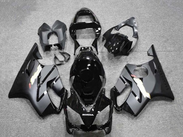 2001-2003 Glossy Black Matte Black Grey Honda CBR600 F4i Motorcycle Fairings