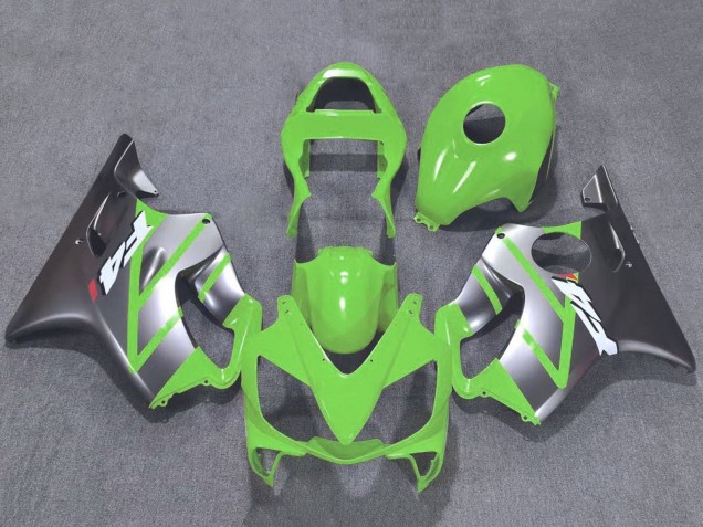 2001-2003 Silver Green Honda CBR600 F4i Motorcycle Fairings