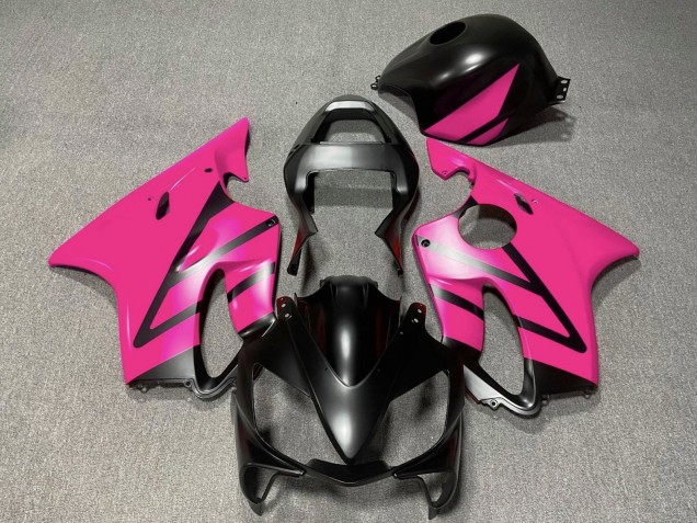 2001-2003 Pink Matte Black Honda CBR600 F4i Motorcycle Fairings