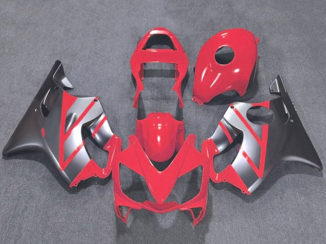 2001-2003 Silver Red Honda CBR600 F4i Motorcycle Fairing