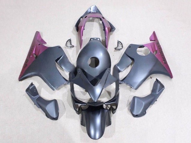 2004-2007 Matte Grey Light Purple Honda CBR600 F4i Motorcycle Fairings