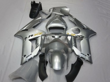 2003-2004 Silver Kawasaki ZX6R Motorcycle Fairing