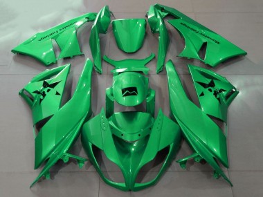2007-2008 Metallic Green Kawasaki ZX6R Motorcycle Fairings