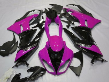 2007-2008 Pink Black Kawasaki ZX6R Motorcycle Fairings