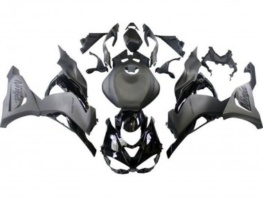 2023-2025 Matte Black Matte Grey Glossy Black Kawasaki ZX6R Motorcycle Fairings