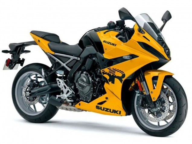 2024-2025 Yellow Suzuki GSX8R Motorcycle Fairings