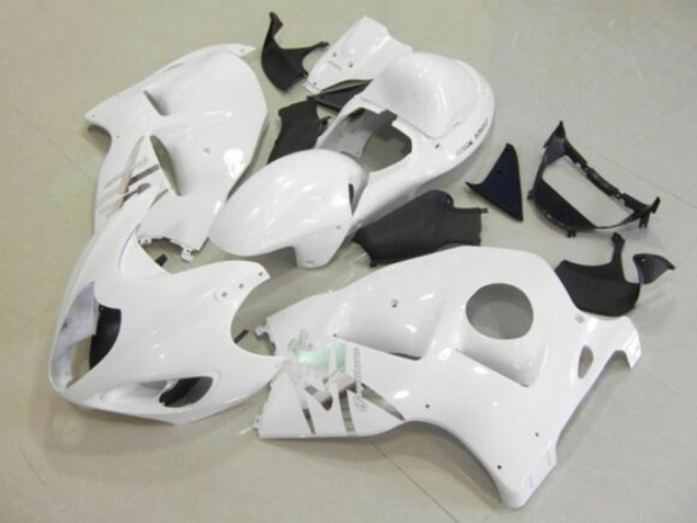 1996-2007 White Chrome Suzuki GSXR 1300 Hayabusa Motorcycle Fairings