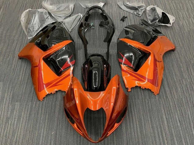 1996-2007 Orange Black Red Suzuki GSXR1000 Motorcycle Fairings