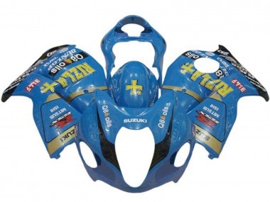 1996-2007 Blue Gold Black Rizla Suzuki GSXR 1300 Hayabusa Motorcycle Fairings