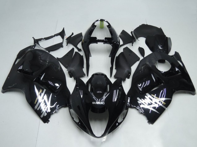 1996-2007 Glossy Black White Decal Suzuki GSXR1000 Motorcycle Fairings