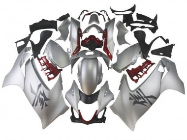 2021-2025 Silver Dark Red Suzuki GSXR 1300&nbsp;Hayabusa Motorcycle Fairings