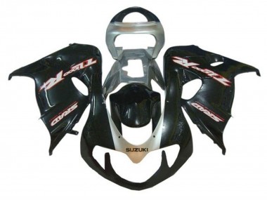 1998-2003 Glossy Black Grey Suzuki TL1000R Motorcycle Fairings