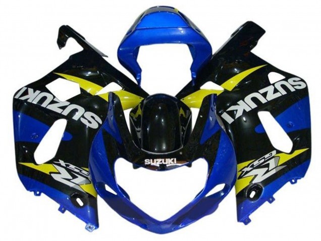 2000-2002 Blue Yellow Black Suzuki GSXR1000 Motorcycle Fairings