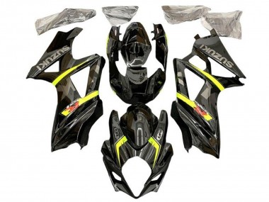 2005-2006 Black Yellow Grey Suzuki GSXR 1000 Motorcycle Fairings