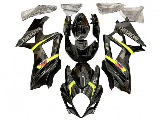 2005-2006 Black Yellow Grey Suzuki GSXR 1000 Motorcycle Fairings