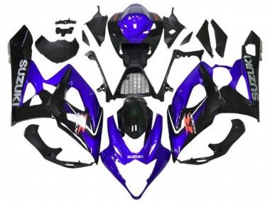 2005-2006 Blue Black Grey Suzuki GSXR 1000 Motorcycle Fairings