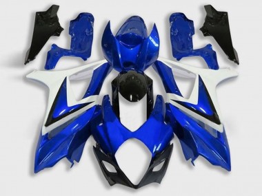 2005-2006 White Blue Black Suzuki GSXR 1000 Motorcycle Fairing
