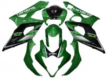 2005-2006 Green Black Silver Suzuki GSXR 1000 Motorcycle Fairings
