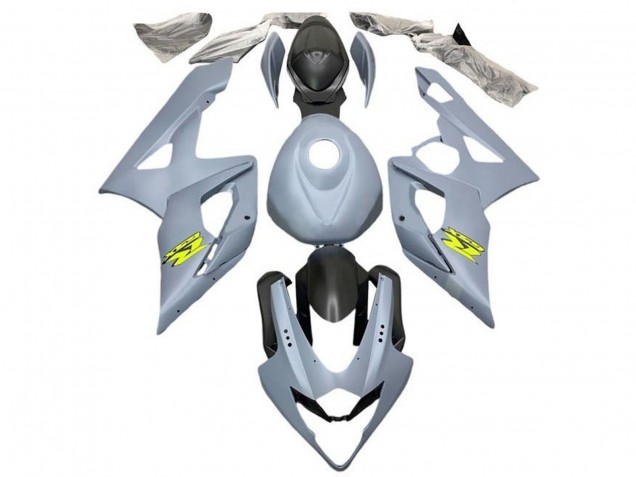 2005-2006 Matte Grey Black Yellow Suzuki GSXR 1000 Motorcycle Fairings