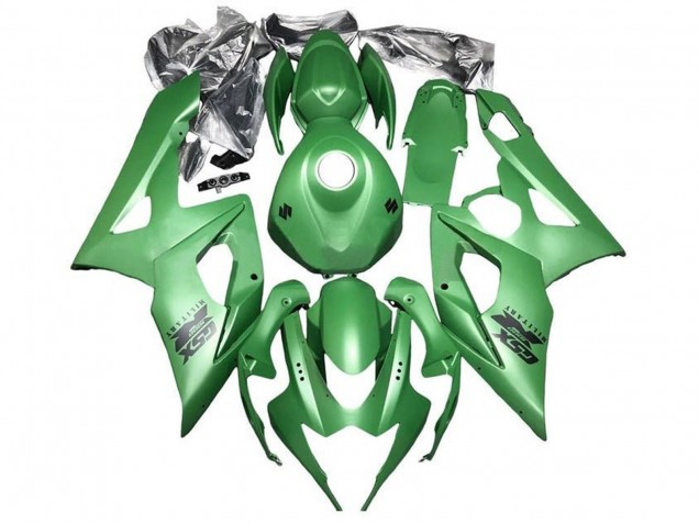 2005-2006 Matte Green Suzuki GSXR 1000 Motorcycle Fairings