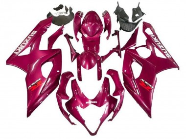2005-2006 Red Magenta Suzuki GSXR 1000 Motorcycle Fairings