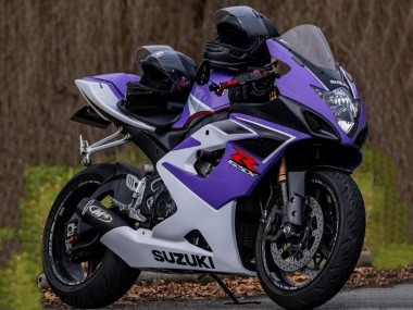 2005-2006 Purple White Suzuki GSXR 1000 Motorcycle Fairings