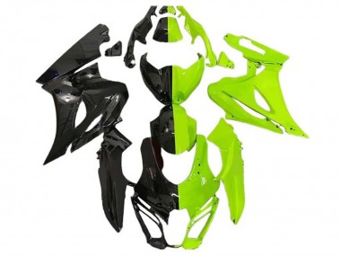 2017-2024 Black Neon Green Suzuki GSXR1000 Motorcycle Fairings