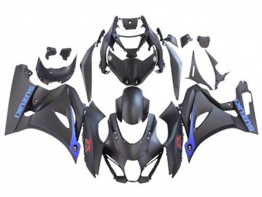 2017-2024 Matte Black Blue Suzuki GSXR1000 Motorcycle Fairings