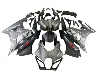 2017-2024 Matte Silver Matte Black Suzuki GSXR1000 Motorcycle Fairings