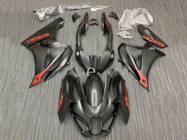 2017-2024 Matte Black Red Suzuki GSXR1000 Motorcycle Fairings
