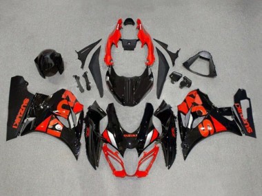 2017-2024 Black Red Silver Suzuki GSXR1000 Motorcycle Fairings