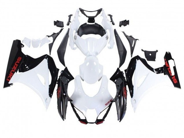 2017-2024 White Black Red Suzuki GSXR1000 Motorcycle Fairings