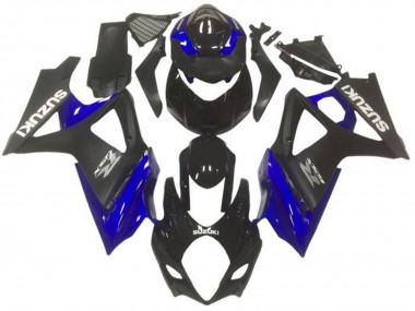 2007-2008 Glossy Black Matte Black Blue Grey Suzuki GSXR 1000 Motorcycle Fairings