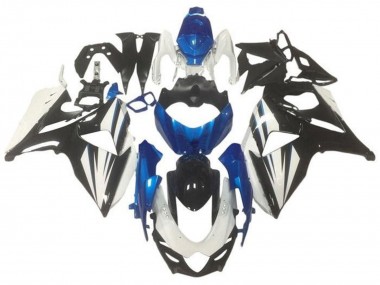 2009-2016 White Blue Glossy Black Suzuki GSXR 1000 Bike Fairings