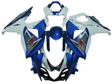 2009-2016 White Blue Silver Suzuki GSXR 1000 Bike Fairings