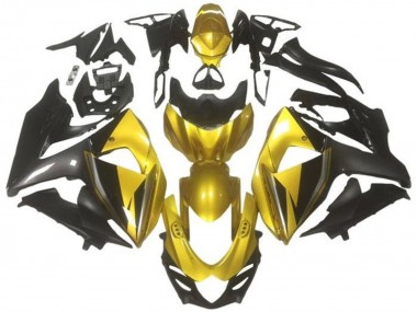 2009-2016 Gold Black Dark Grey Suzuki GSXR 1000 Motorcycle Fairings