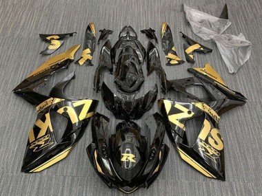 2009-2016 Gold Glossy Black Suzuki GSXR 1000 Motorcycle Fairings