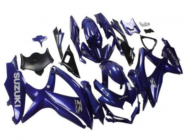 2008-2010 Purple Grey Suzuki GSXR 600 / GSXR 750 Motorcycle Fairings