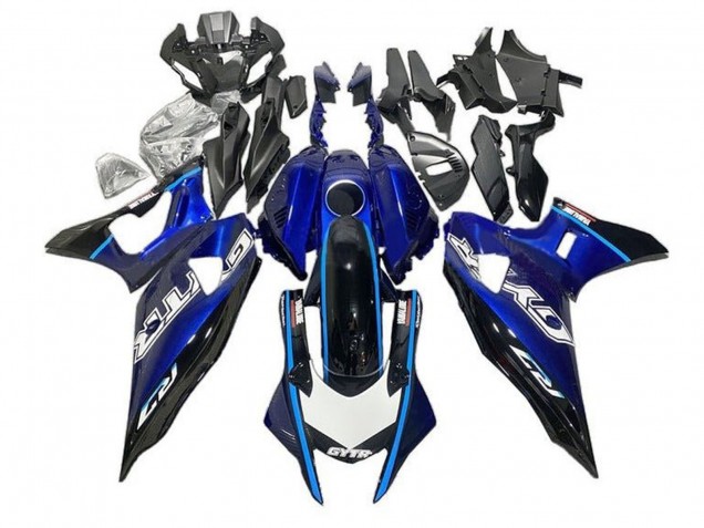 2021-2024 Blue Black Light Blue Yamaha YZF R7 Motorcycle Fairings