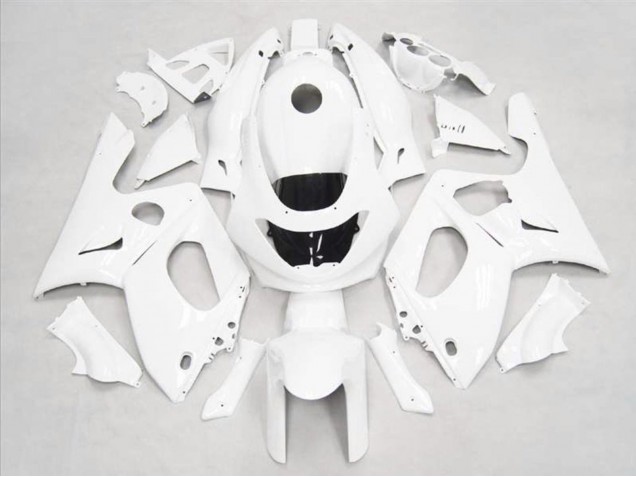 1996-2007 White Yamaha YZF600R Thundercat Motorcycle Fairings